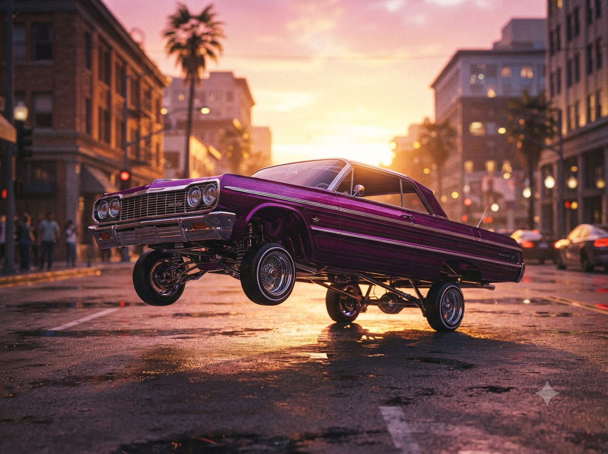 Low Riders nameplate